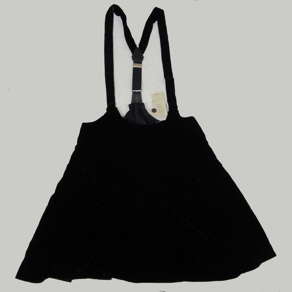 Express Black Velvet Jumper Junior Size 7/8 New!